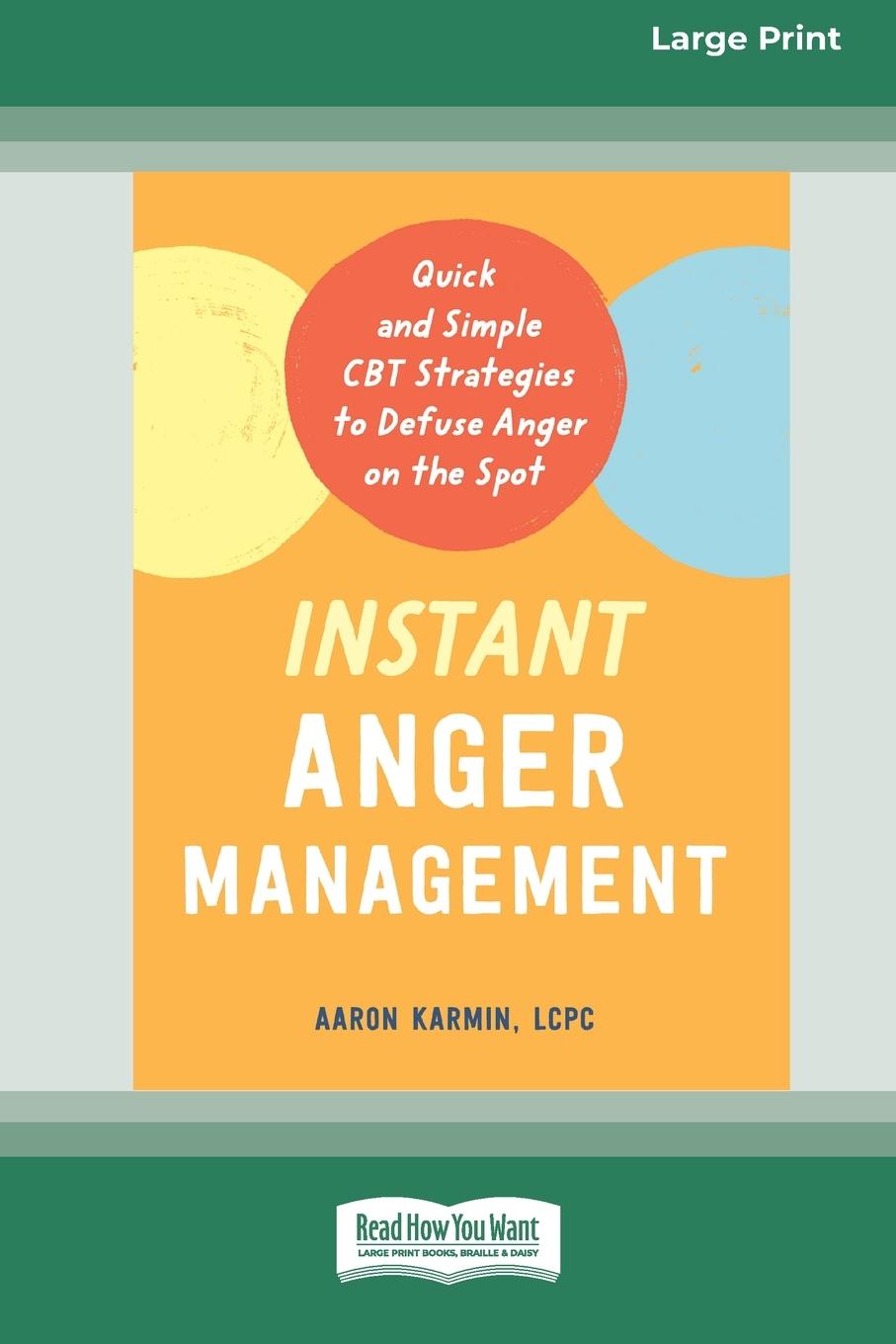 Vorderes Coverbild Instant Anger Management
