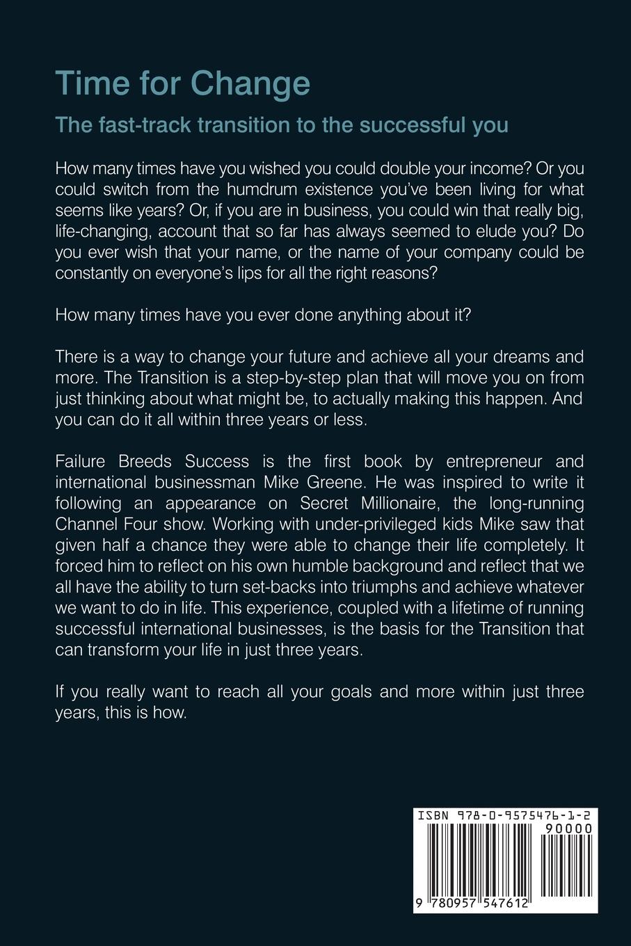 Rückseitencover Failure Breeds Success