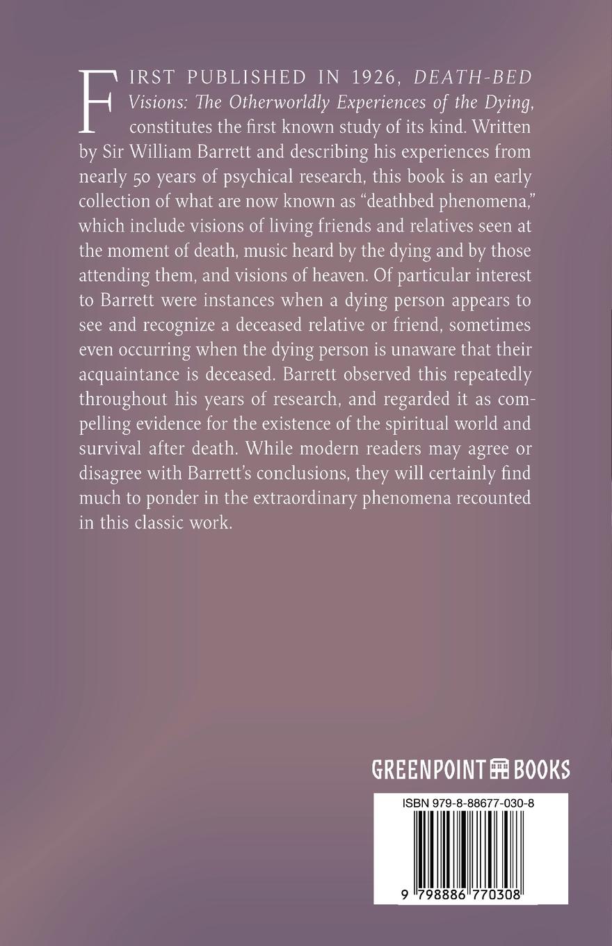 Rückseitencover Death-Bed Visions