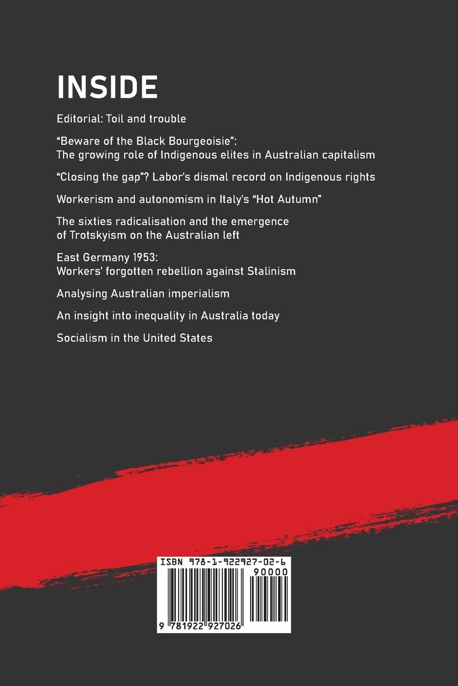 Rückseitencover Marxist Left Review #25