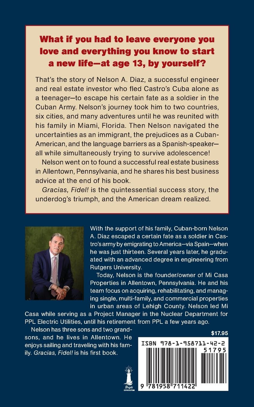 Rückseitencover Gracias, Fidel!