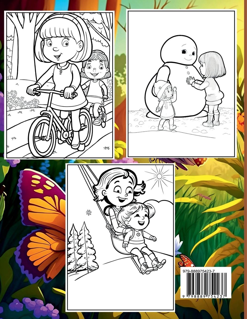 Rückseitencover Big Sister Coloring Book