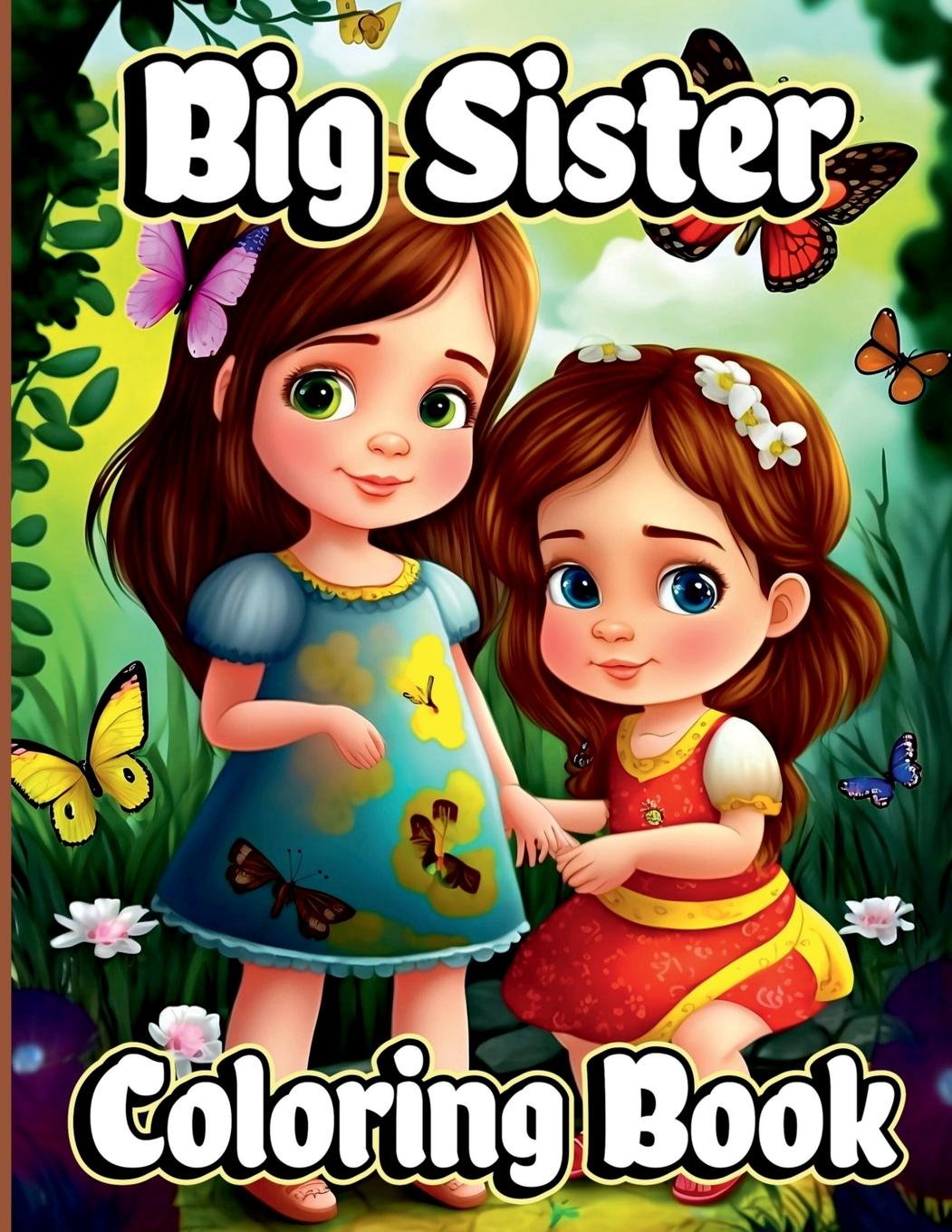 Vorderes Coverbild Big Sister Coloring Book