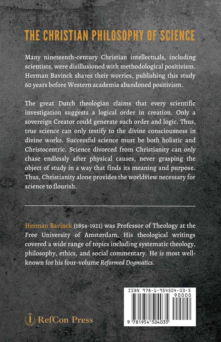 Rückseitencover The Christian Philosophy of Science