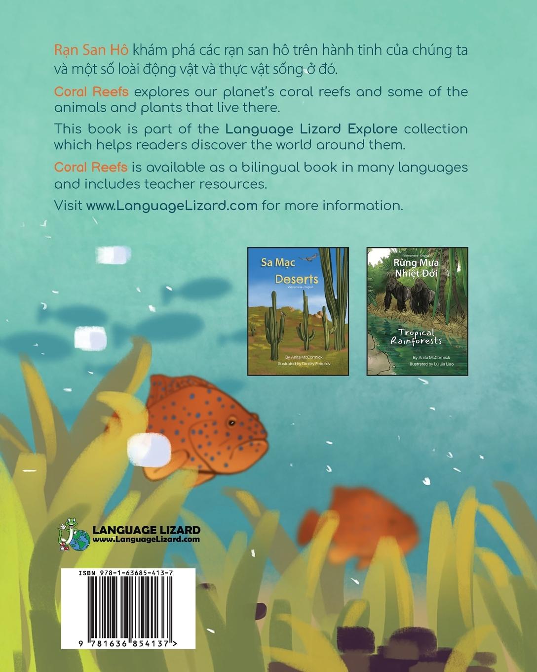 Rückseitencover Coral Reefs (Vietnamese-English)