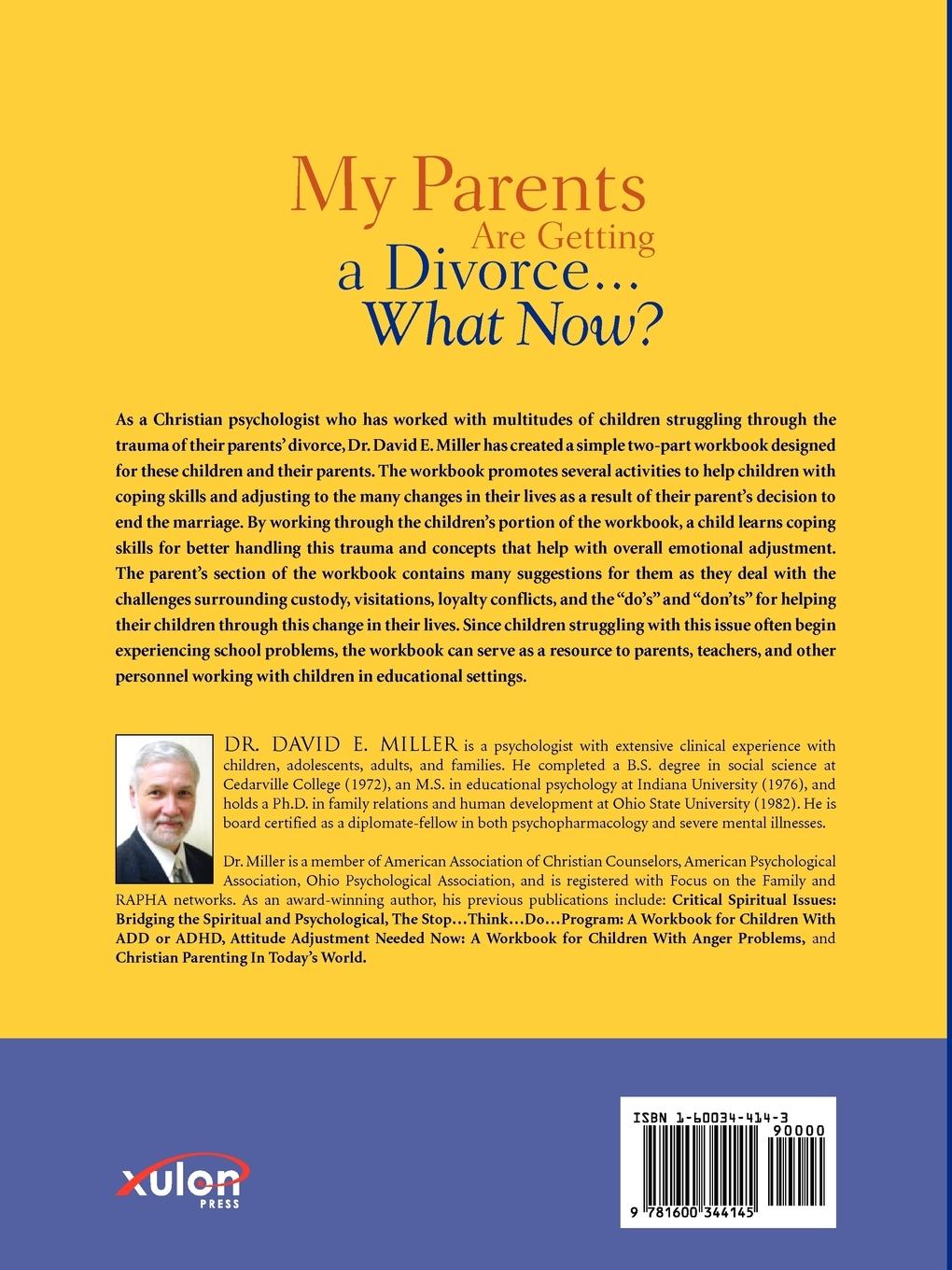 Rückseitencover My Parents Are Getting A Divorce...What Now?