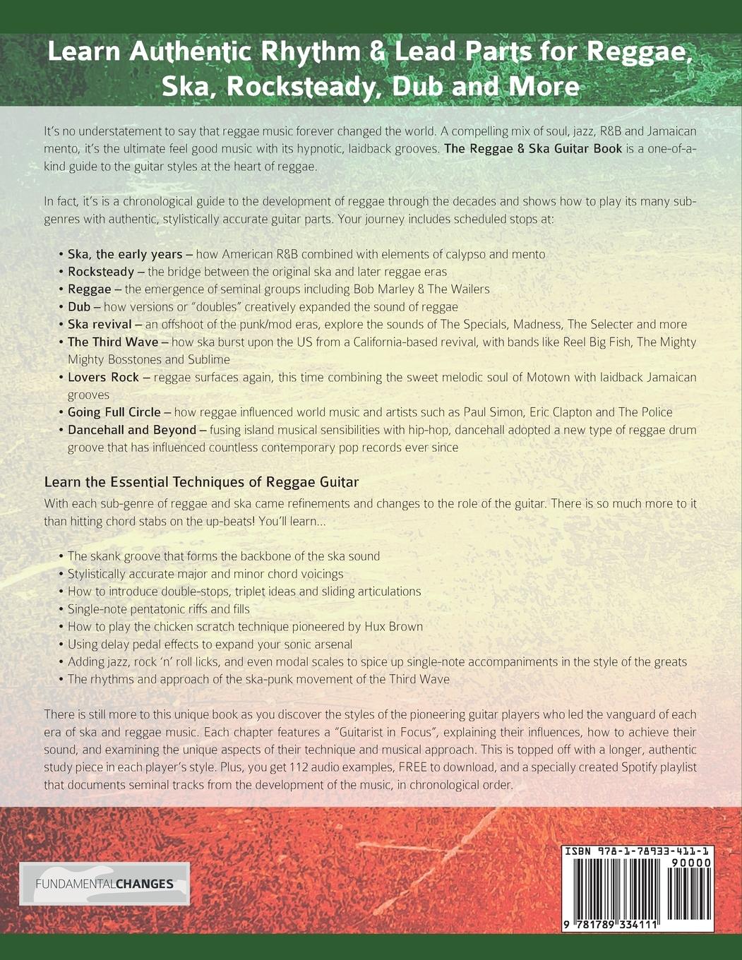 Rückseitencover The Reggae & Ska Guitar Book