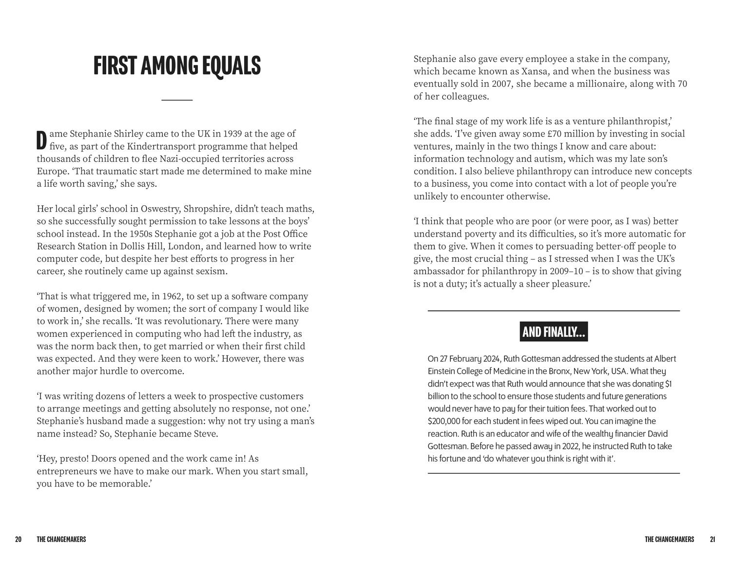 Beispielinhalt (Bild) And Finally...