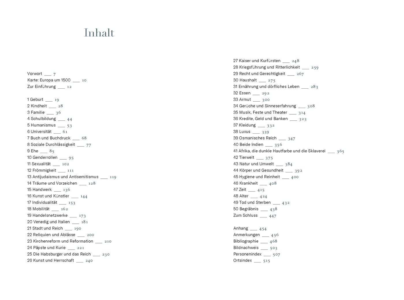 Beispielinhalt (Bild) Um 1500