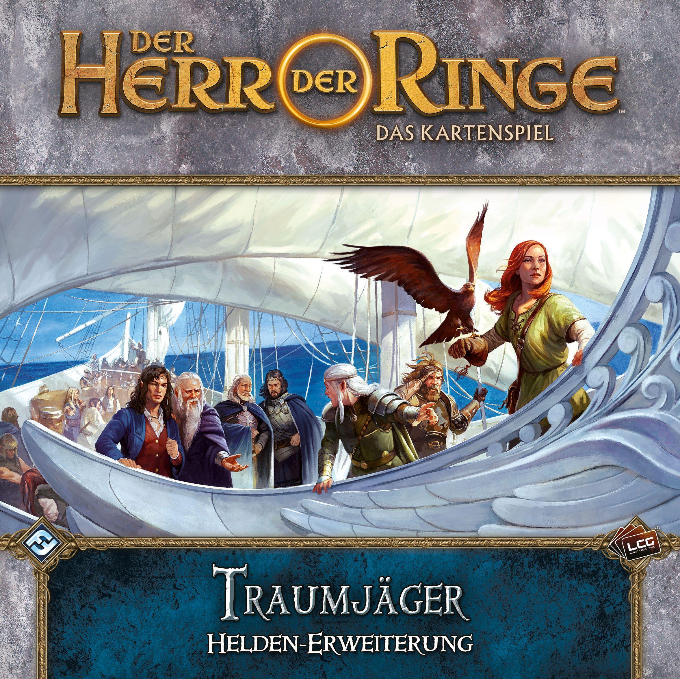 Vorderes Coverbild Der Herr der Ringe: Das Kartenspiel - Traumjäger (Helden-Erweiterung)