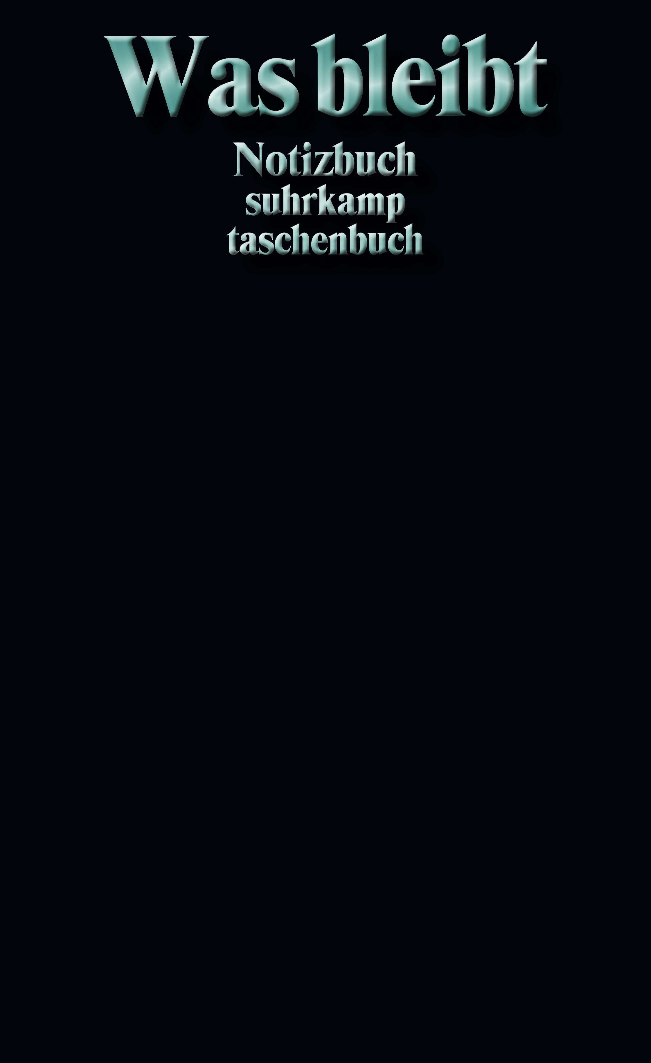 Vorderes Coverbild Was bleibt