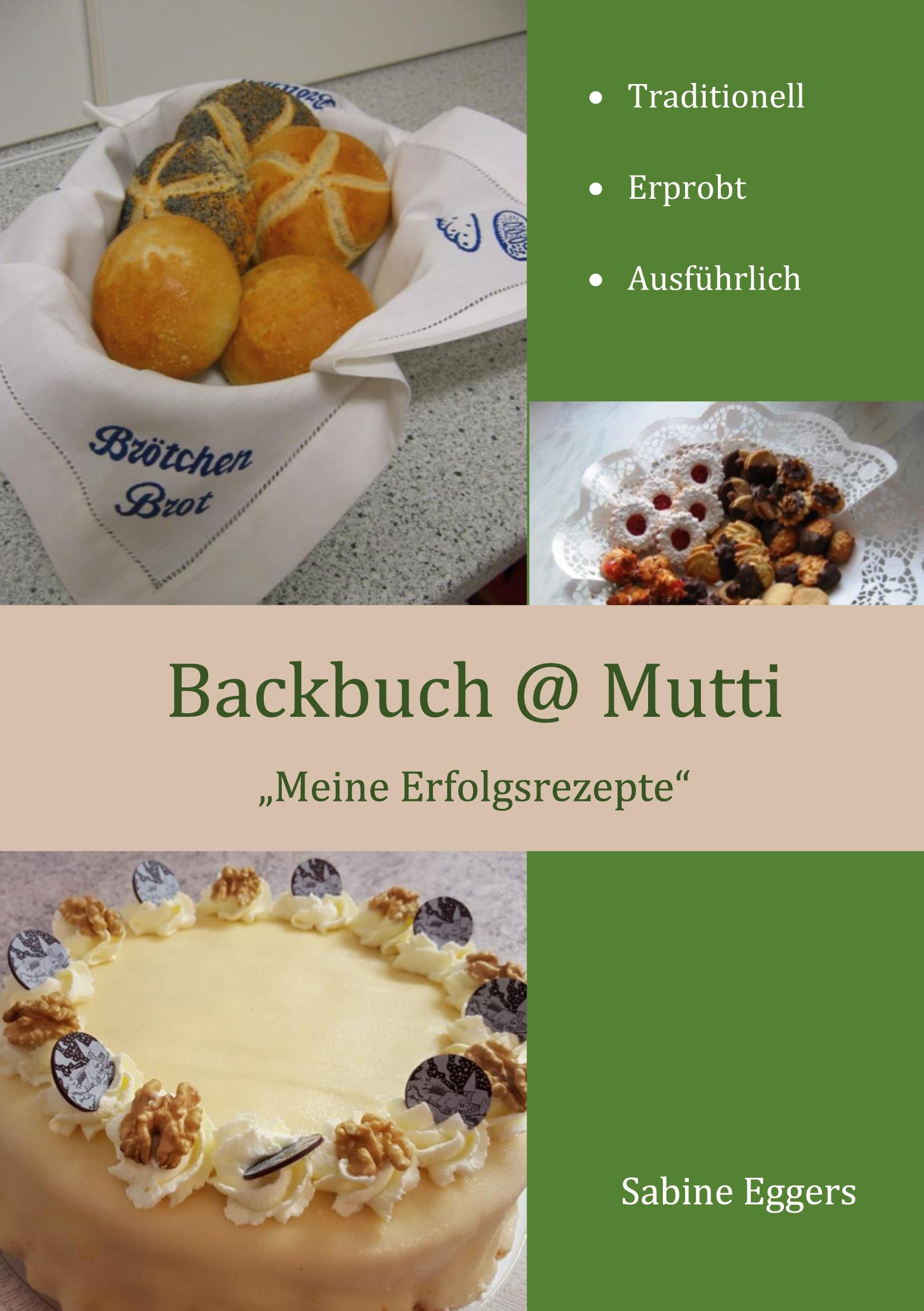 Vorderes Coverbild Backbuch @ Mutti