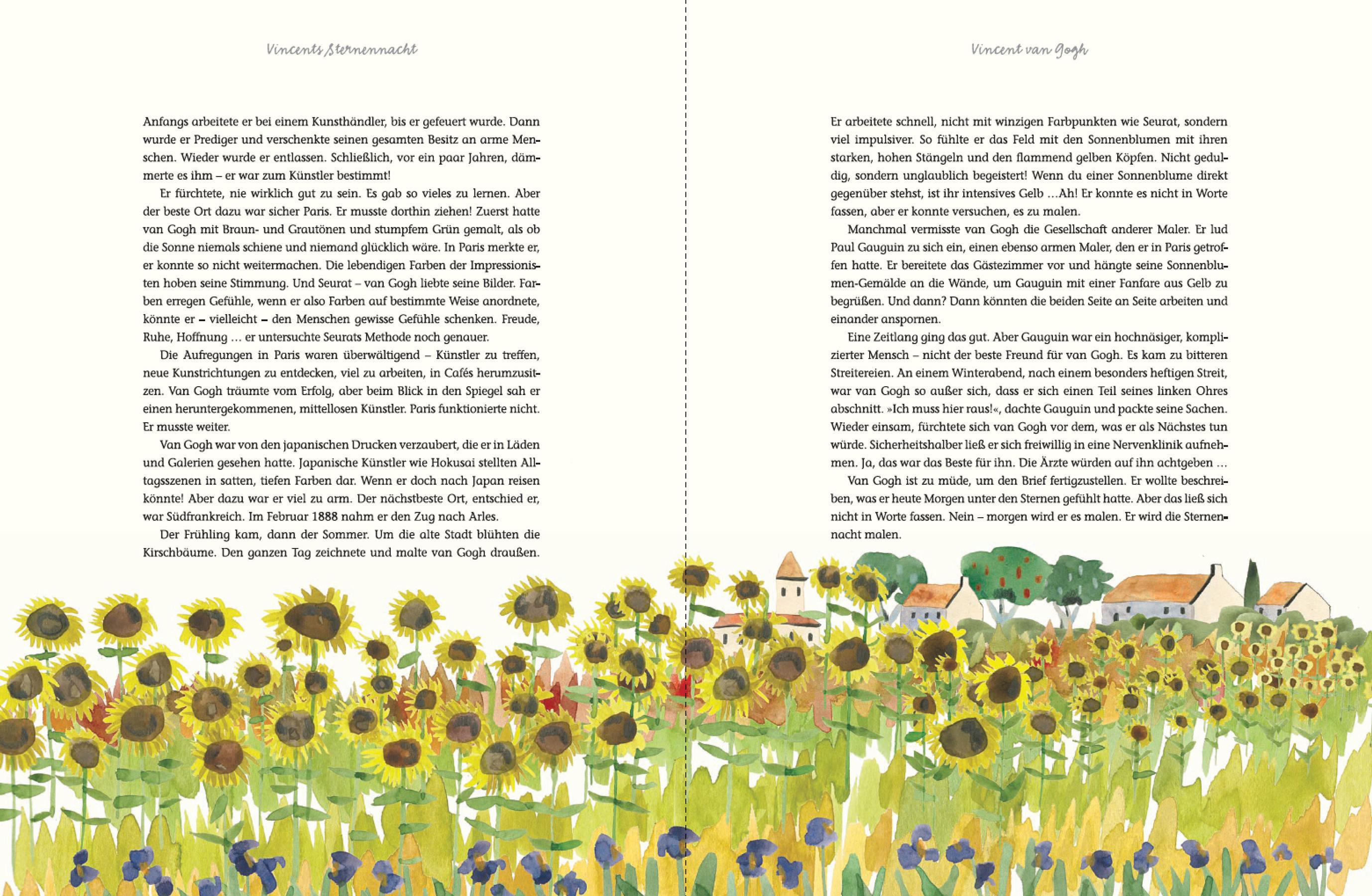 Beispielinhalt (Bild) Vincents Sternennacht