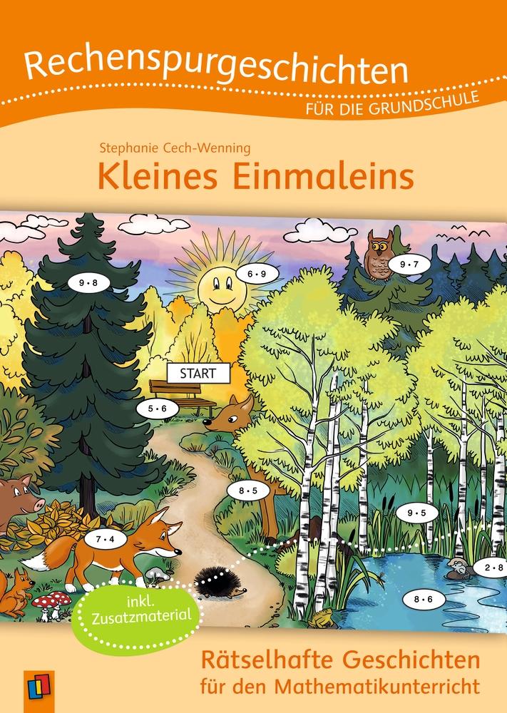 Vorderes Coverbild Rechenspurgeschichten für die Grundschule -  Kleines Einmaleins
