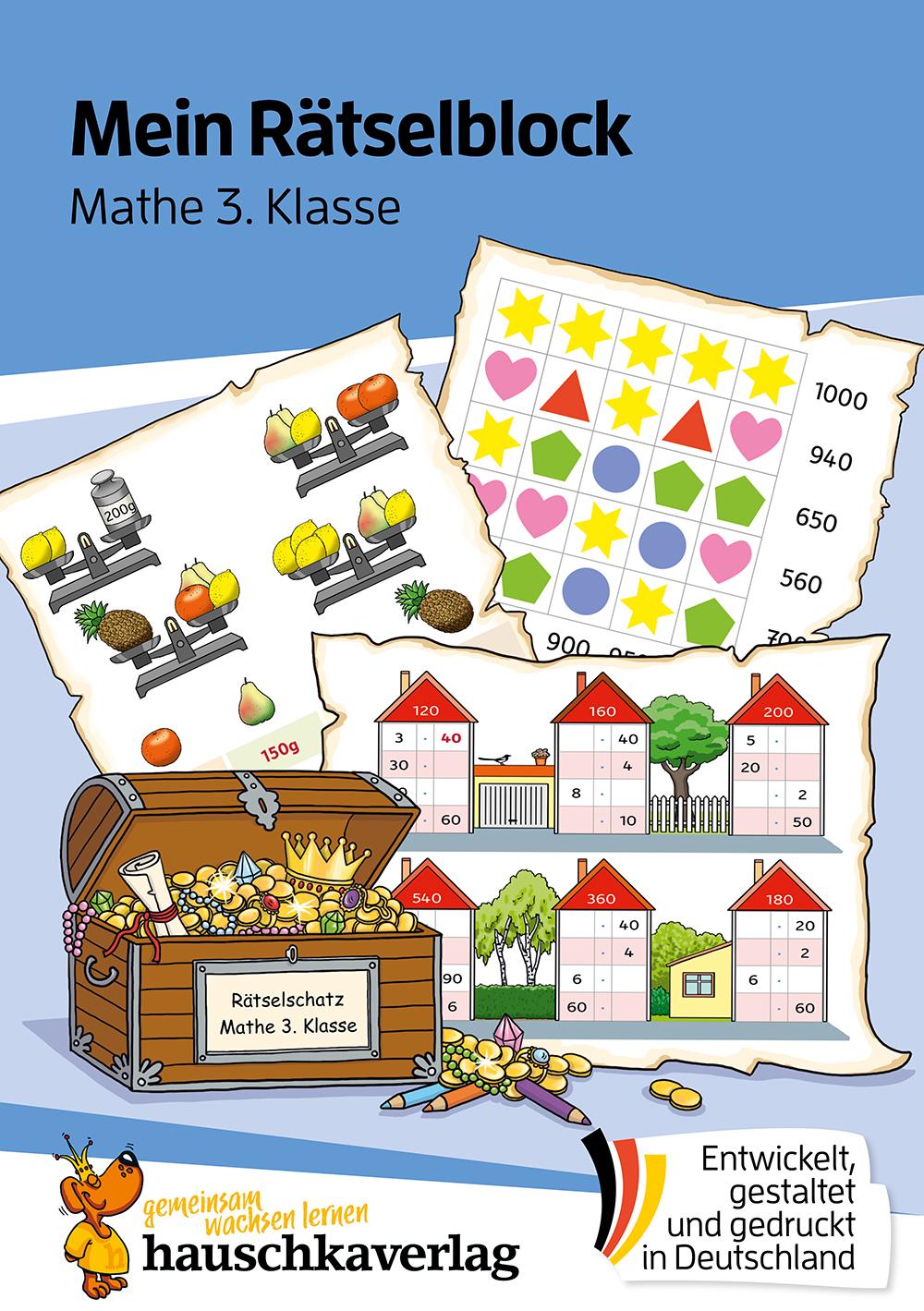 Vorderes Coverbild Mein Rätselblock Mathe 3. Klasse