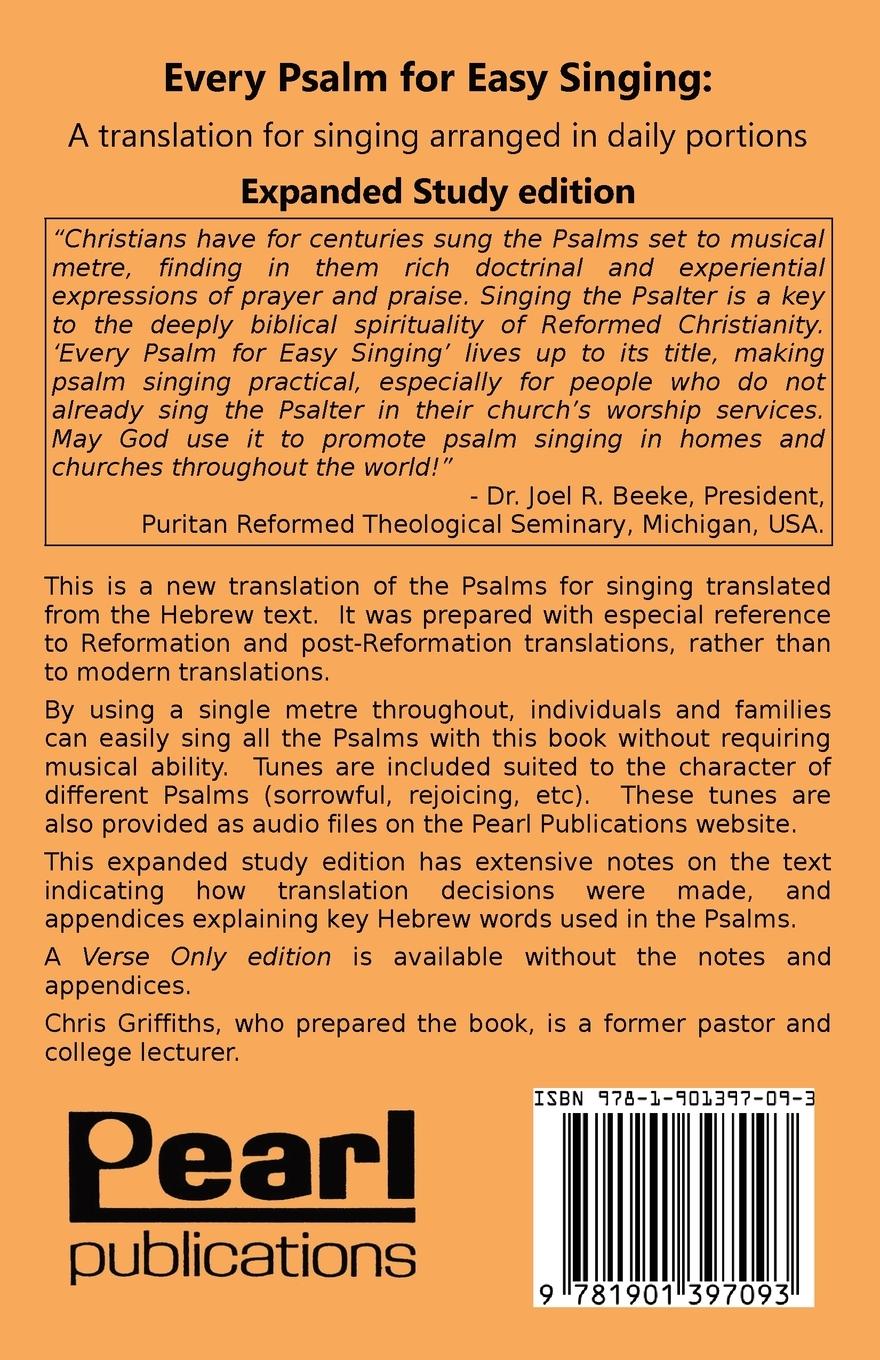 Rückseitencover Every Psalm for Easy Singing