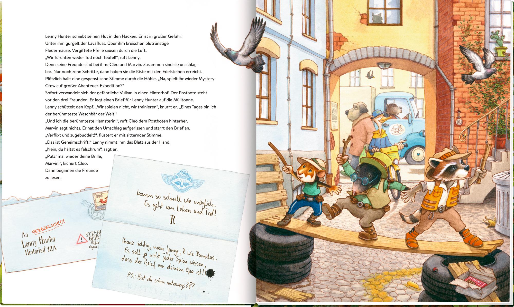 Beispielinhalt (Bild) Lenny Hunter - Die magische Sanduhr (Bd.1)