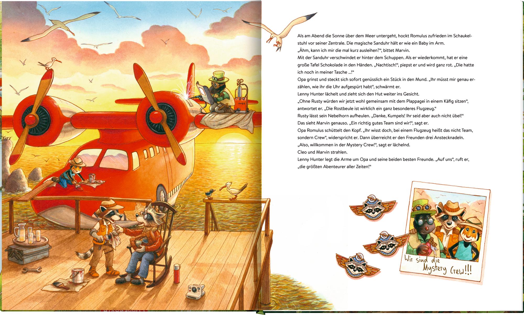 Beispielinhalt (Bild) Lenny Hunter - Die magische Sanduhr (Bd.1)