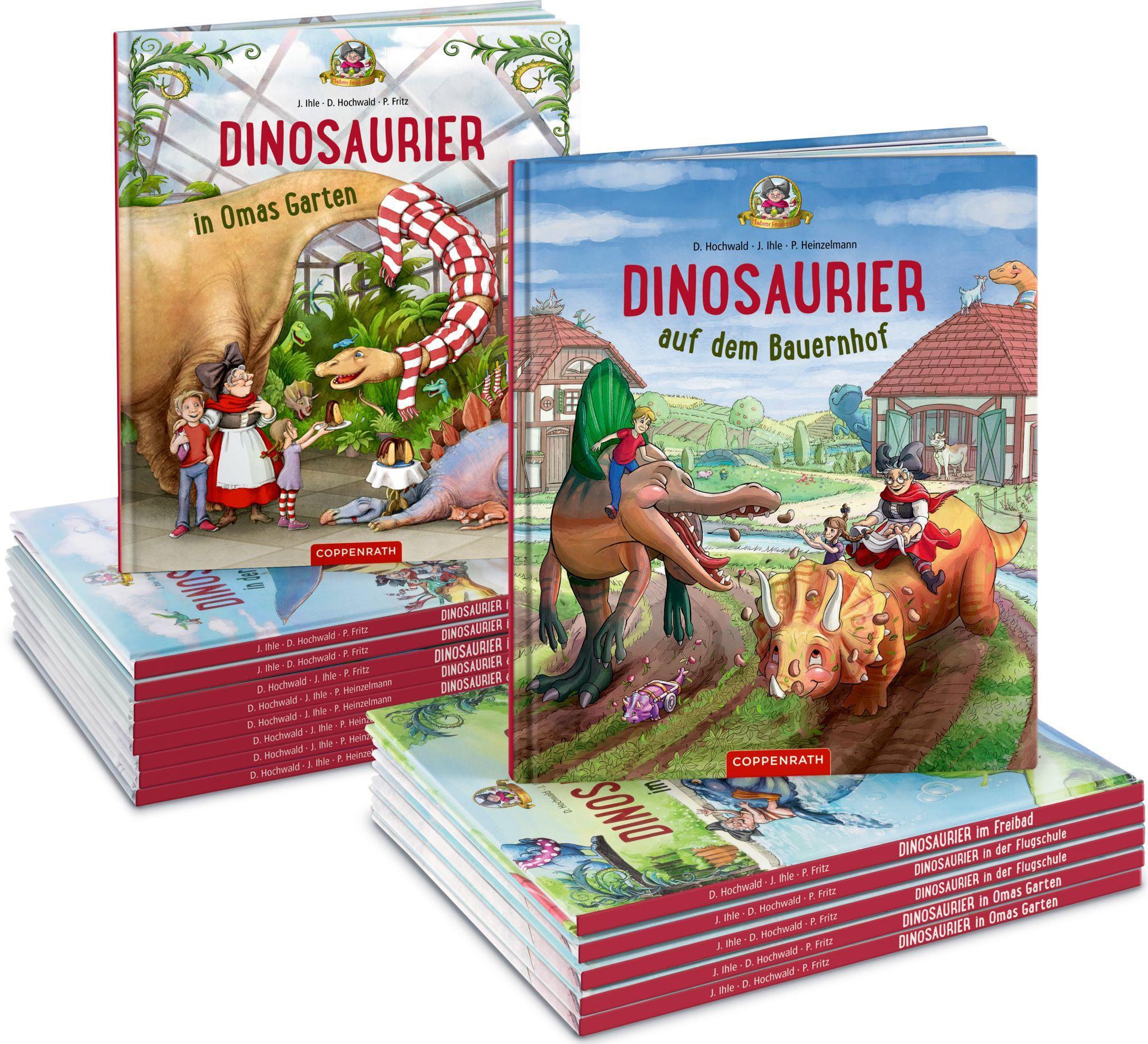Beispielinhalt (Bild) Dinosaurier auf dem Bauernhof (Bd. 4)