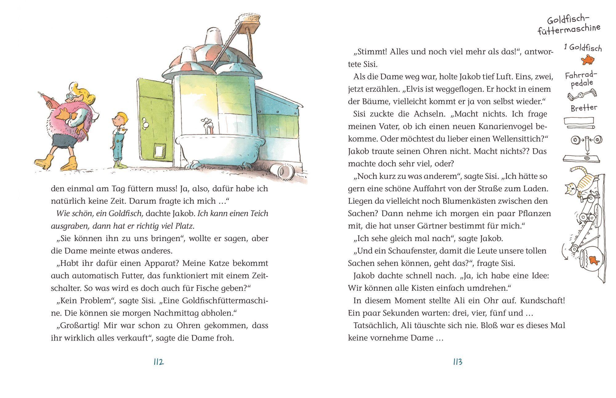 Beispielinhalt (Bild) Jakob und der Berg der vergessenen Dinge