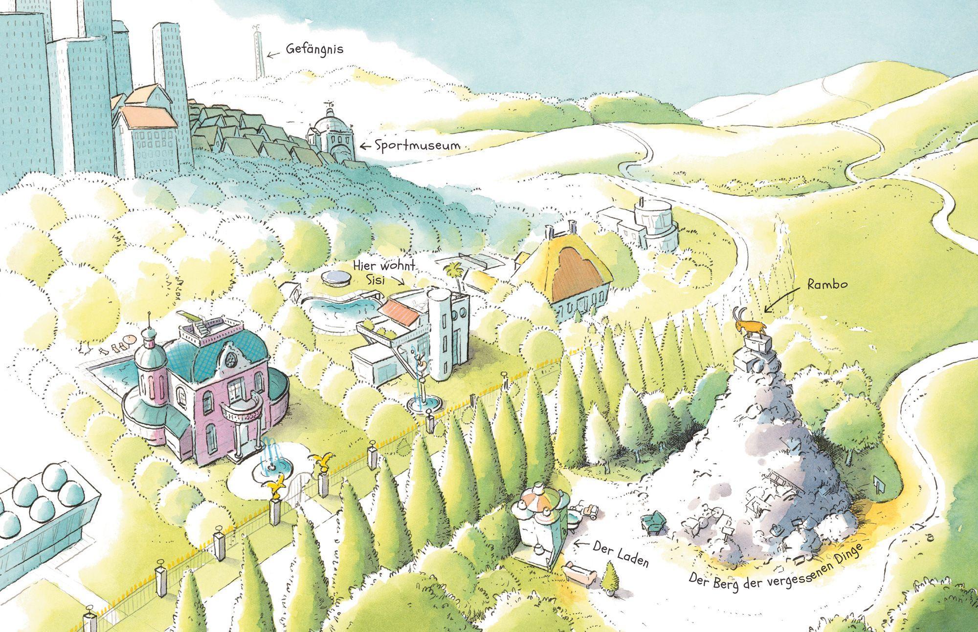 Beispielinhalt (Bild) Jakob und der Berg der vergessenen Dinge