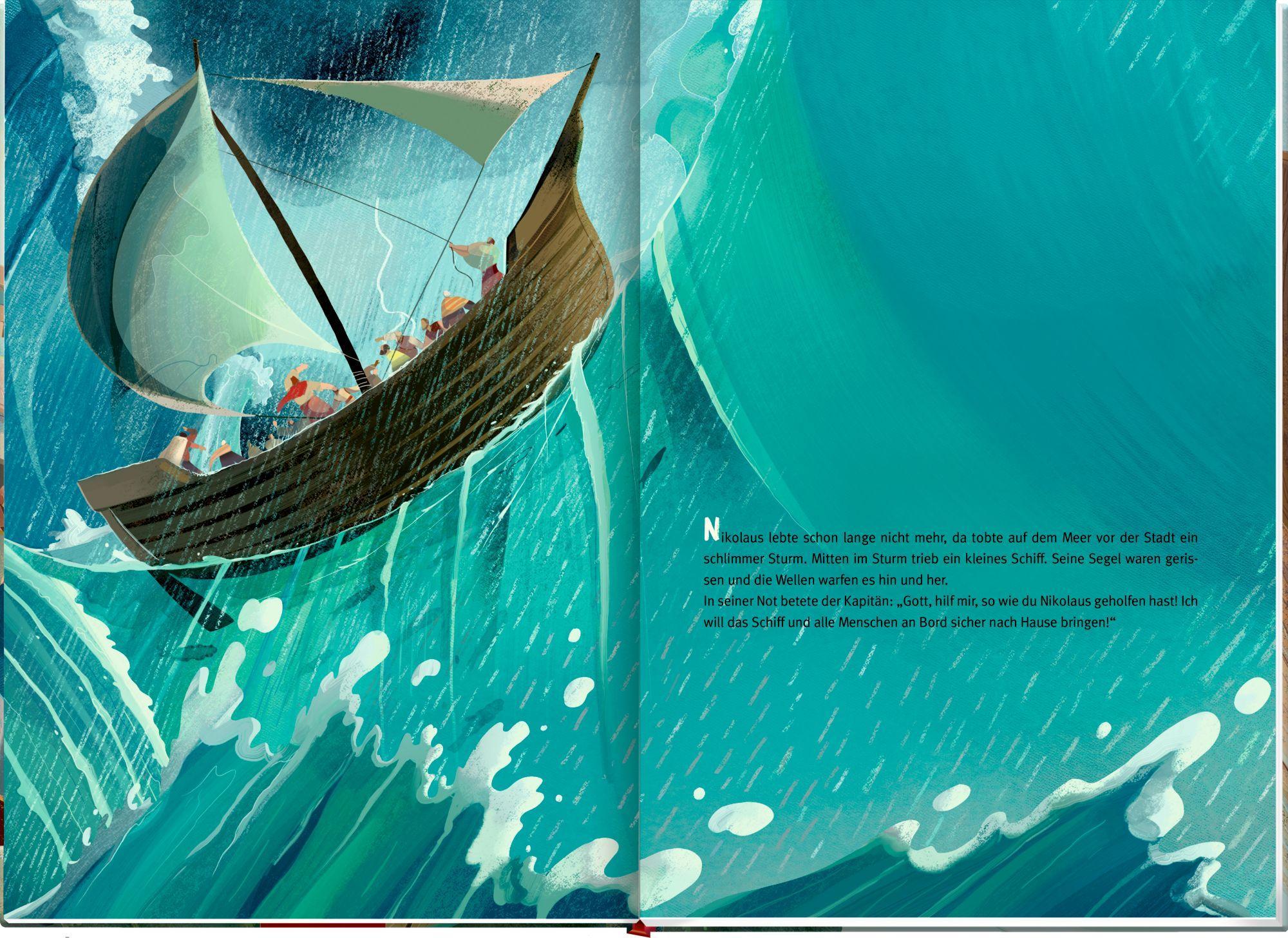Beispielinhalt (Bild) Die Geschichte vom heiligen Nikolaus