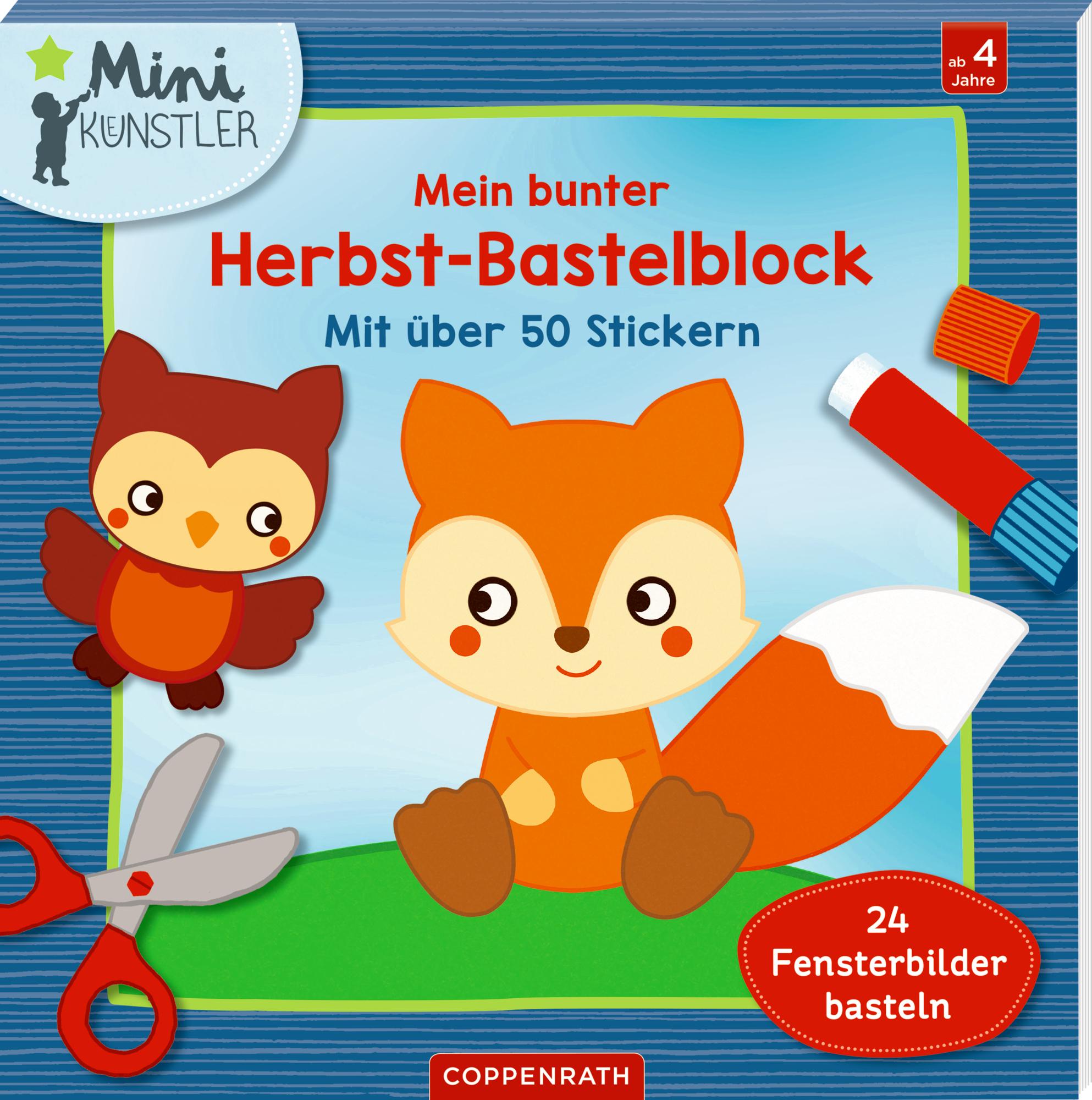 Vorderes Coverbild Mein bunter Herbst-Bastelblock