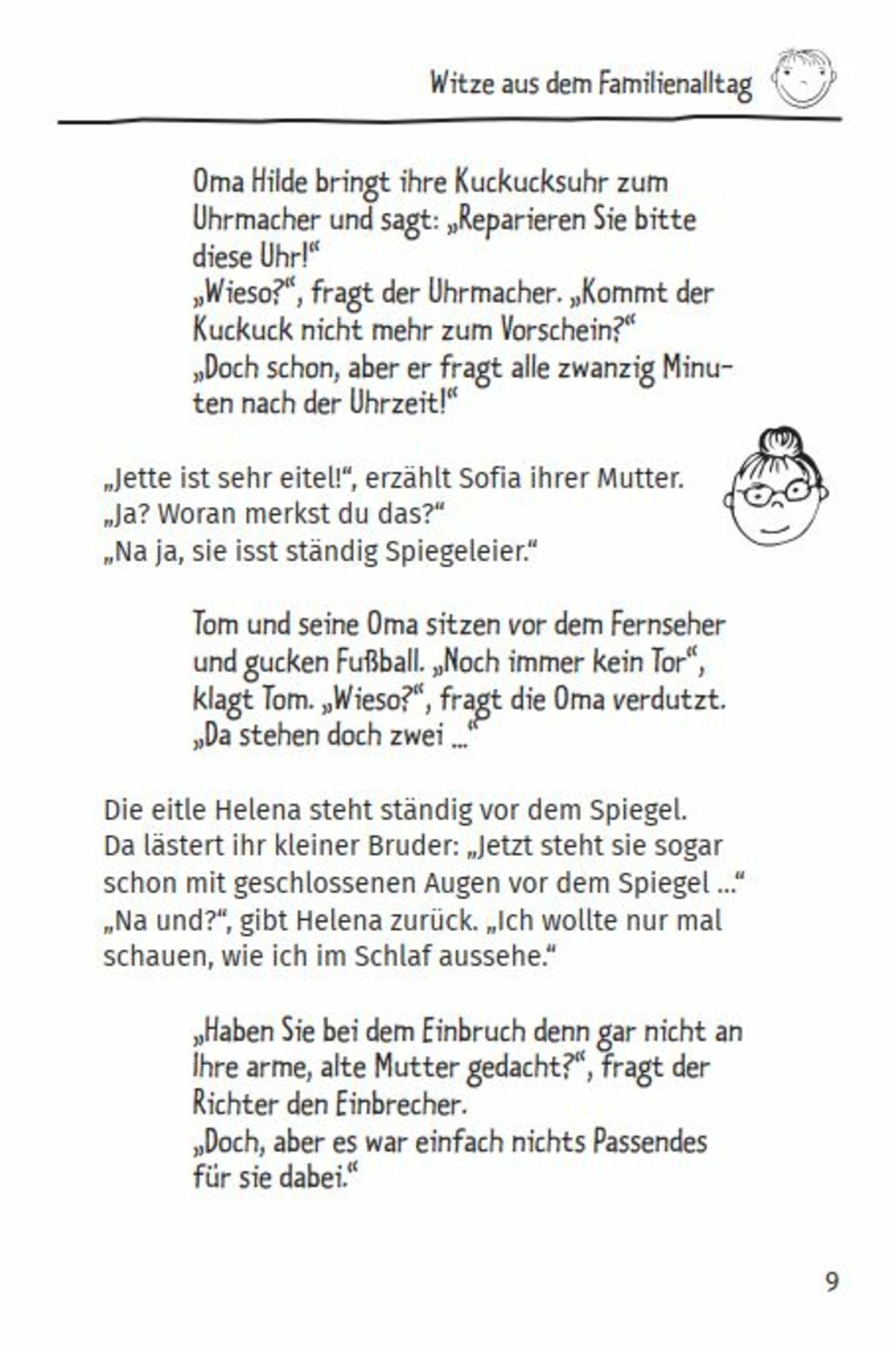 Beispielinhalt (Bild) Das große Buch der Mega-Witze