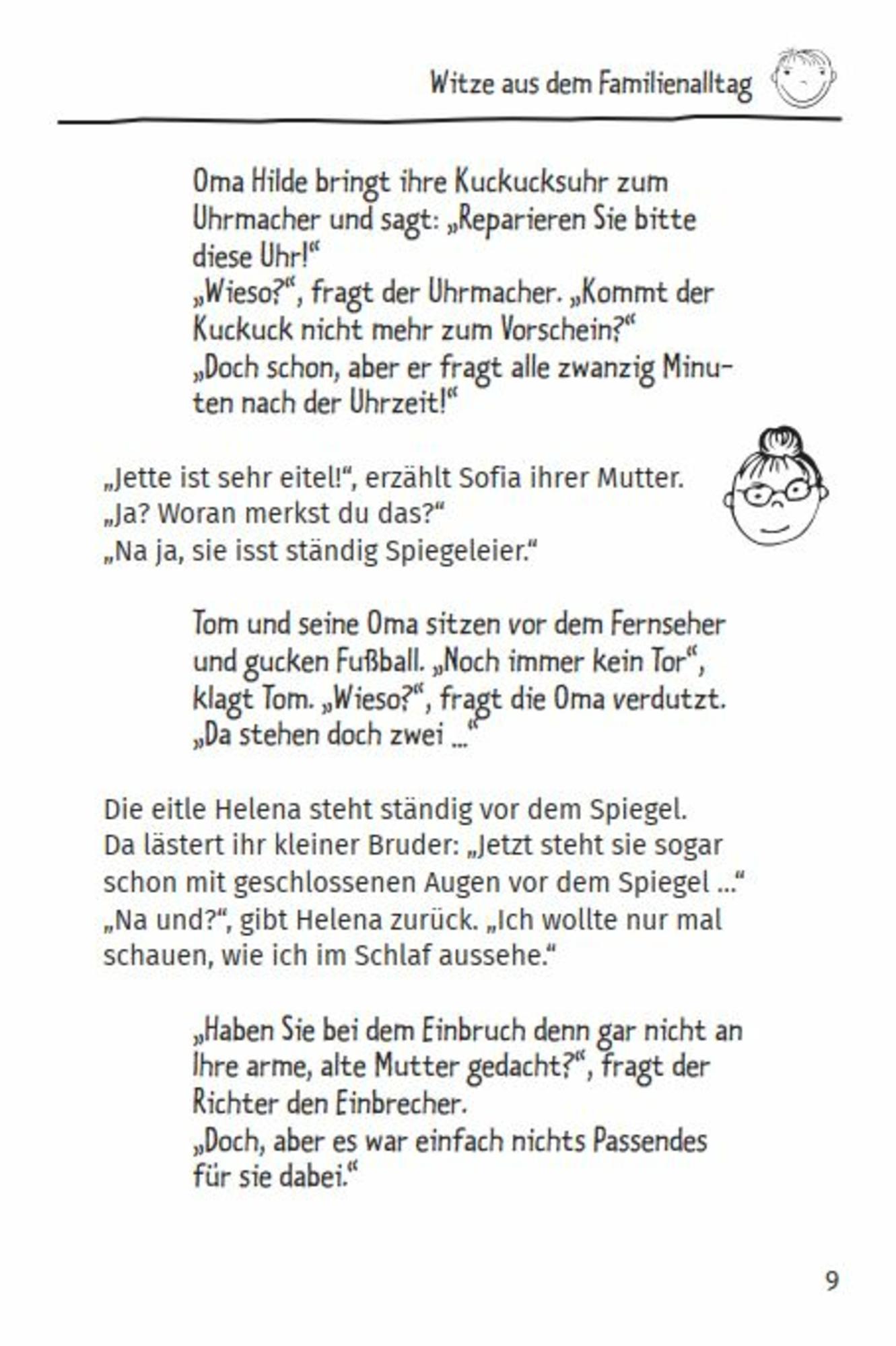 Beispielinhalt (Bild) Das große Buch der Mega-Witze