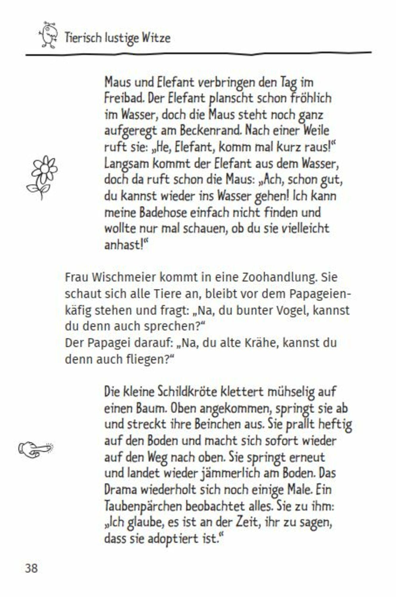 Beispielinhalt (Bild) Das große Buch der Mega-Witze
