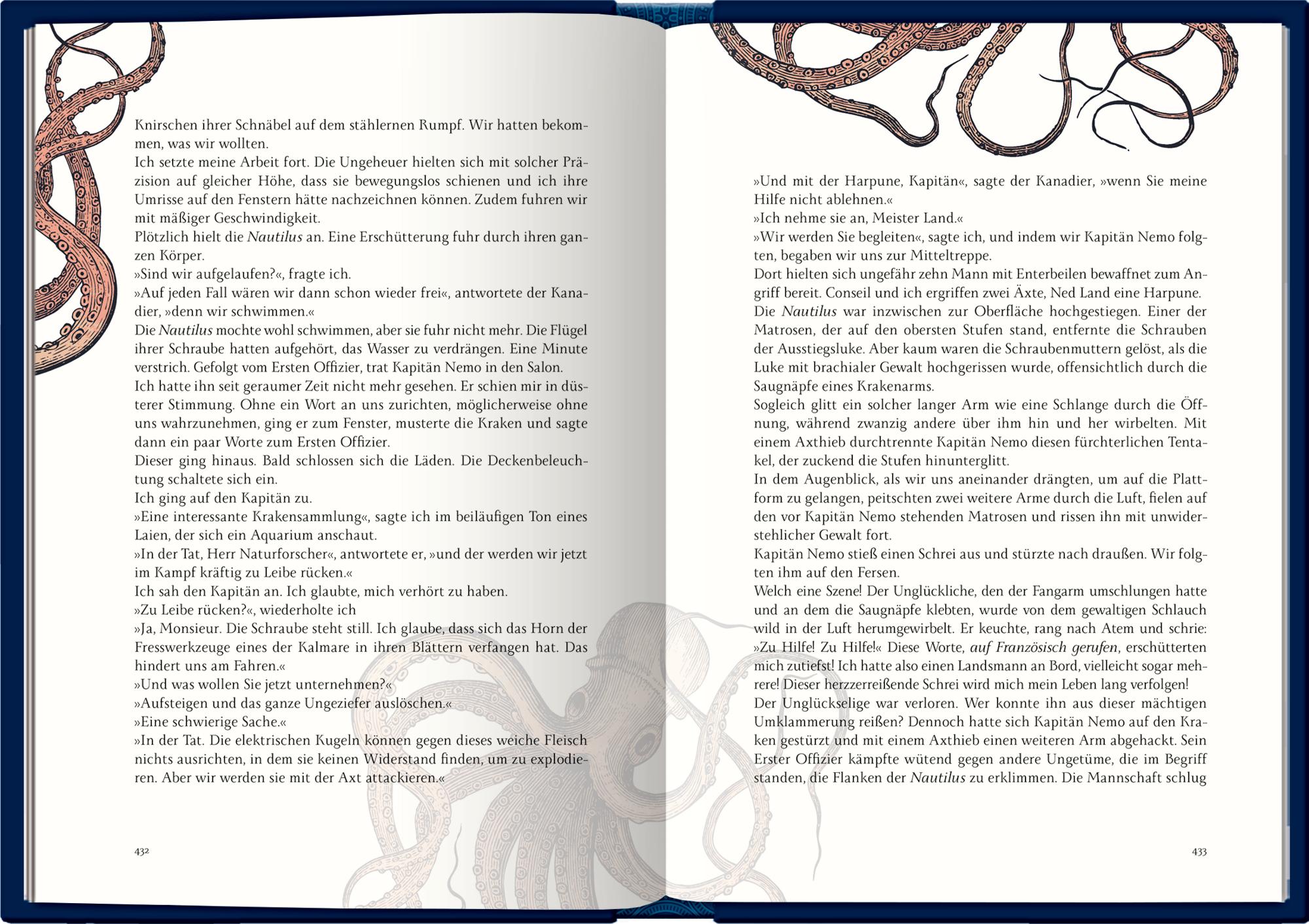 Beispielinhalt (Bild) 20 000 Meilen unter den Meeren