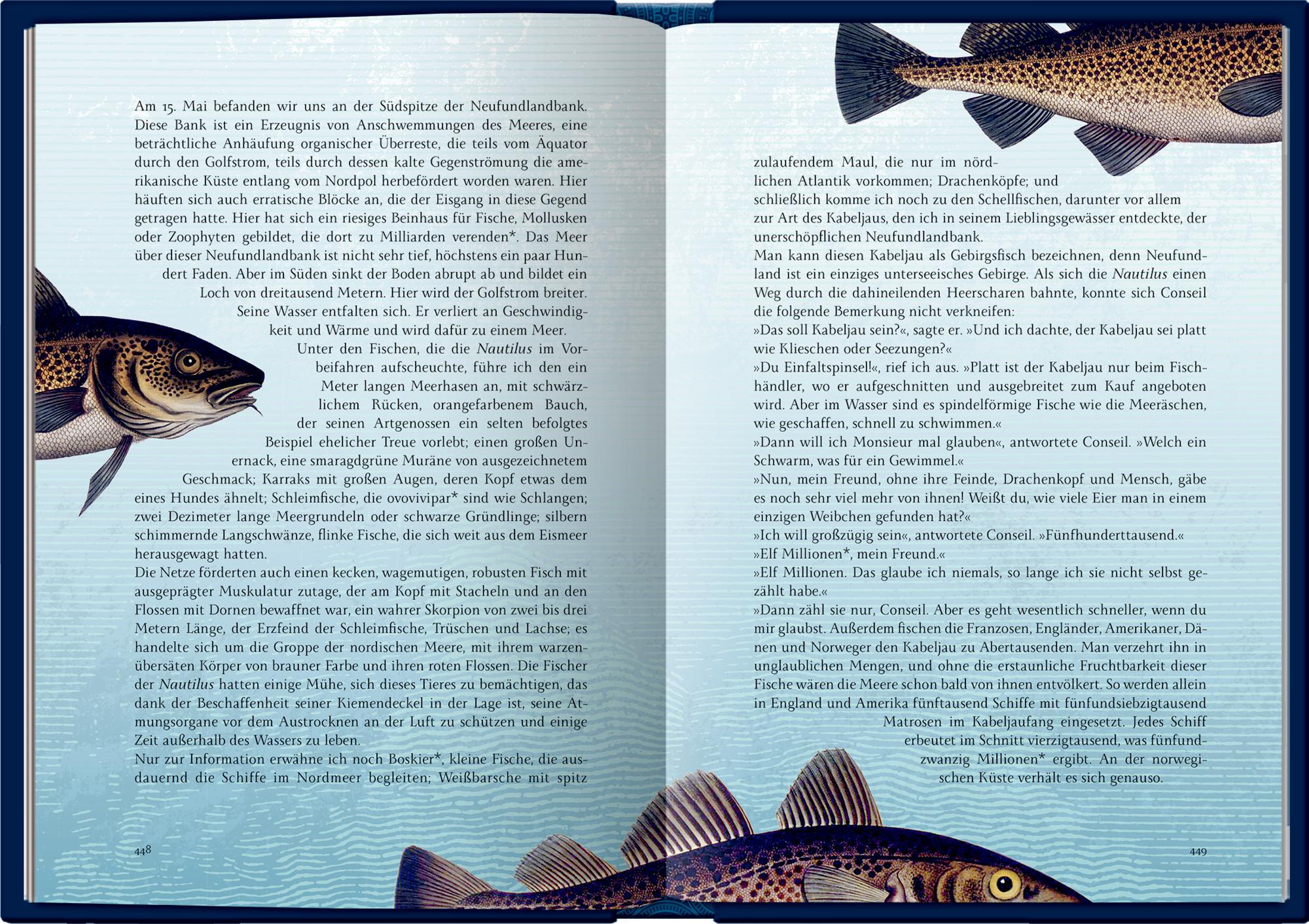 Beispielinhalt (Bild) 20 000 Meilen unter den Meeren