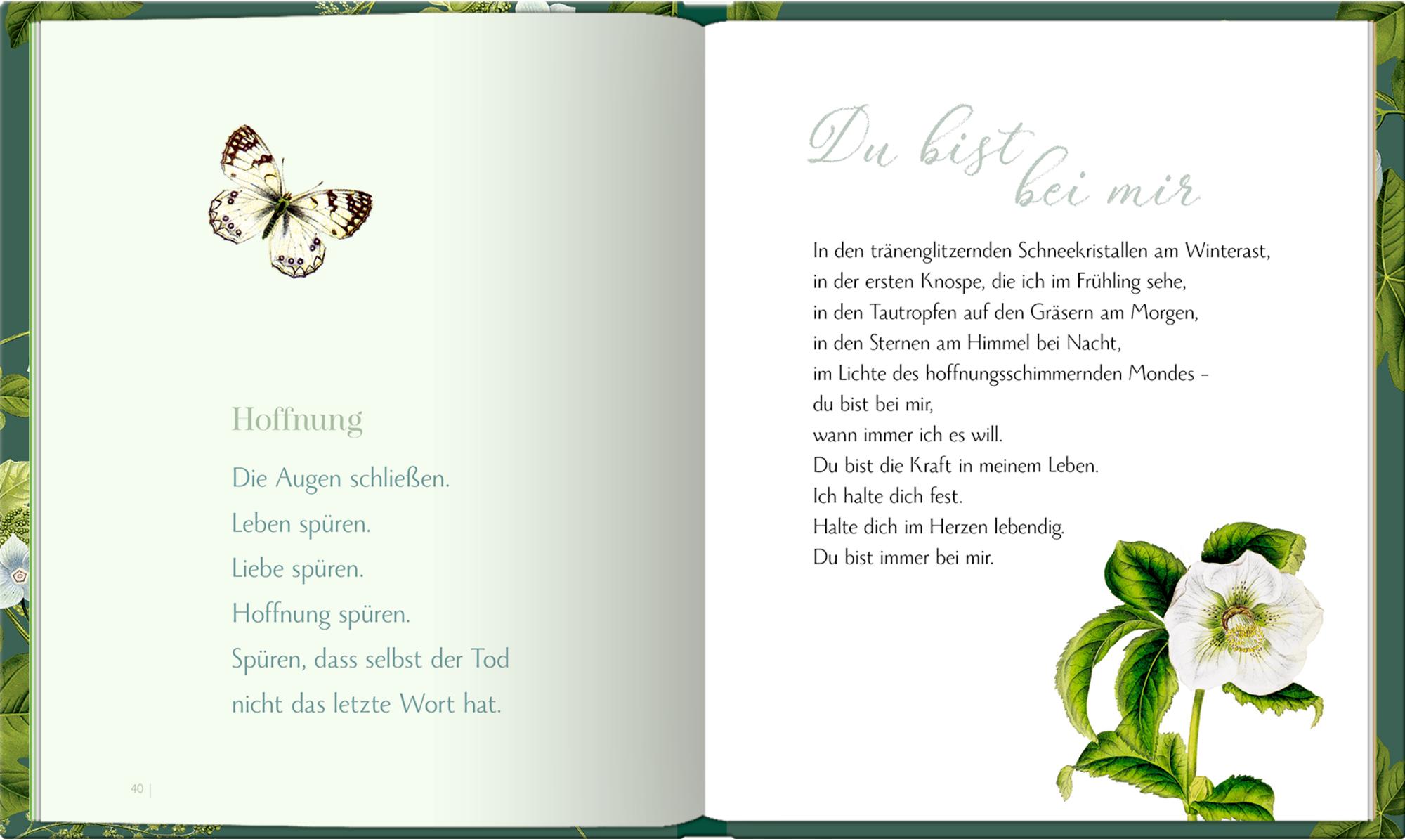 Beispielinhalt (Bild) Erinnerung ist Liebe, die bleibt