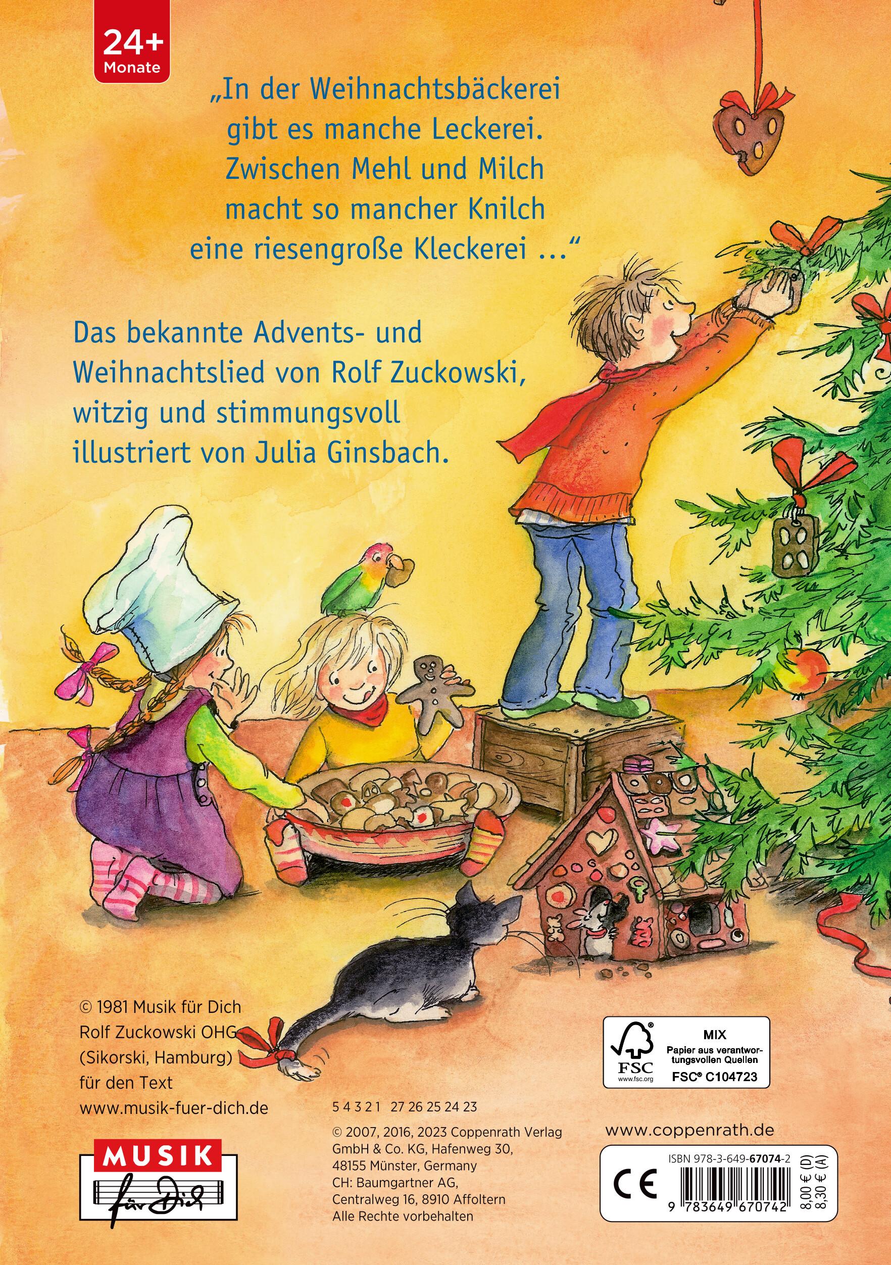 Rückseitencover In der Weihnachtsbäckerei