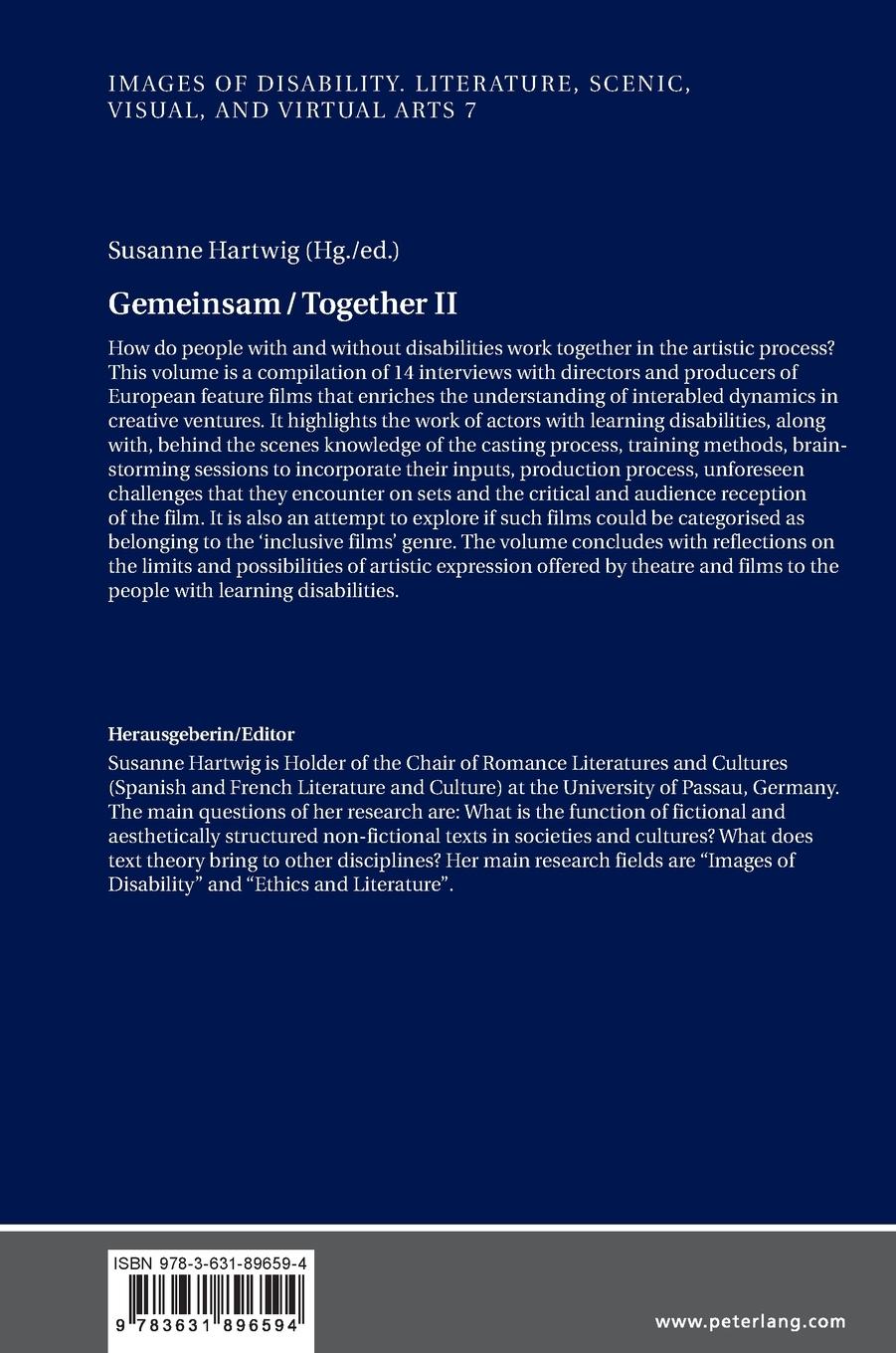 Rückseitencover Gemeinsam/Together II