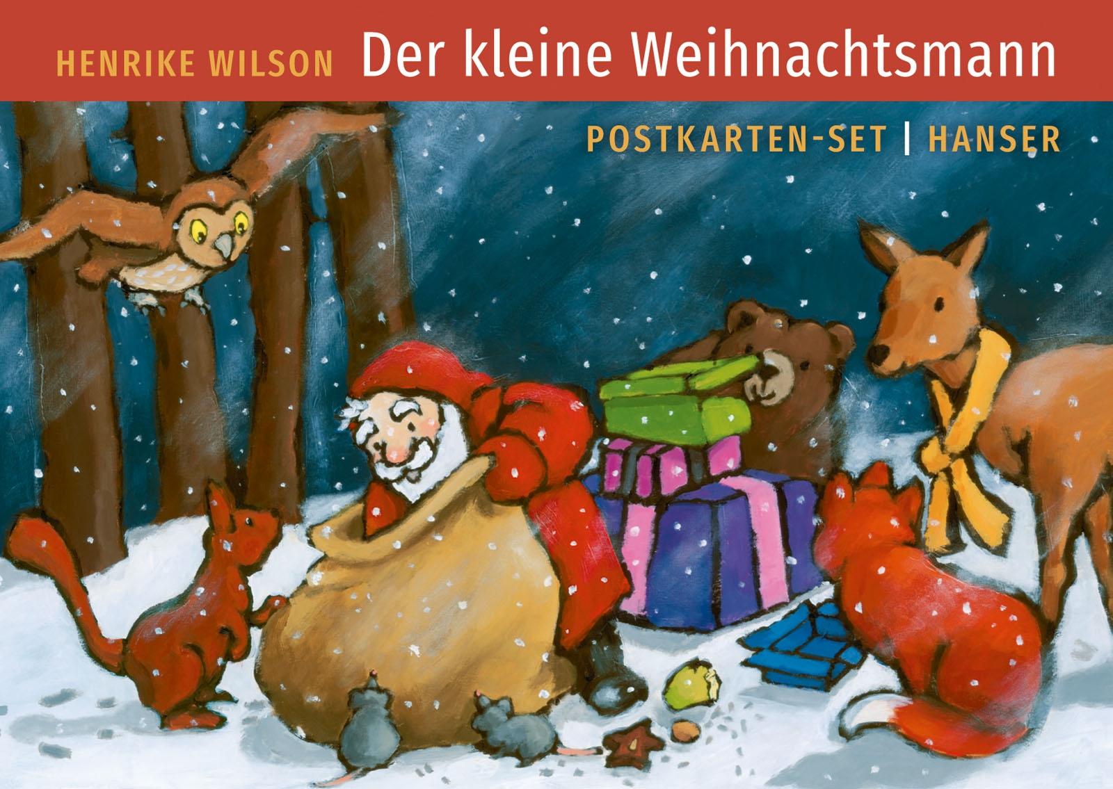 Vorderes Coverbild Der kleine Weihnachtsmann Postkarten-Set