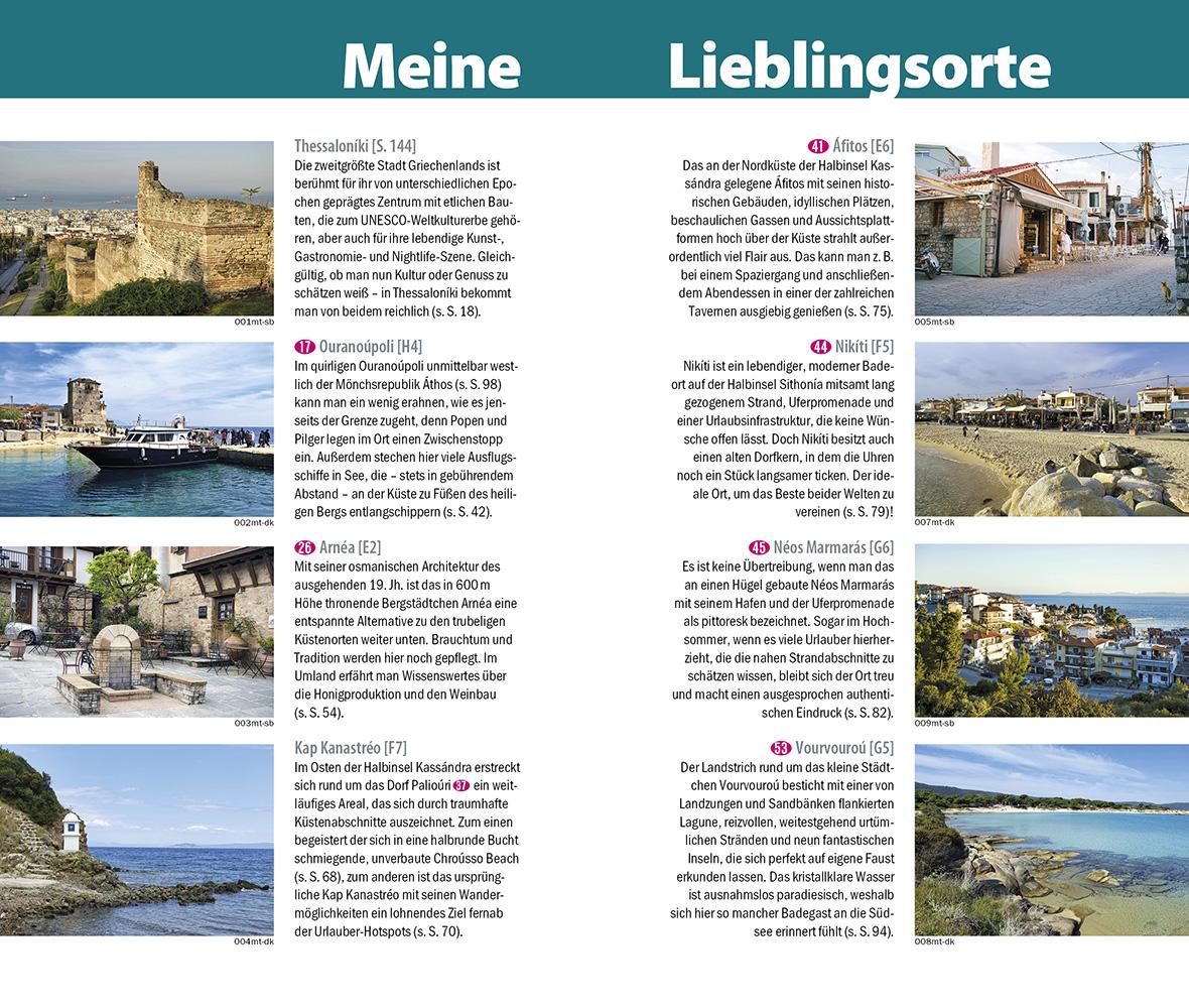 Beispielinhalt (Bild) Reise Know-How MeinTrip Chalkidiki mit Thessaloníki