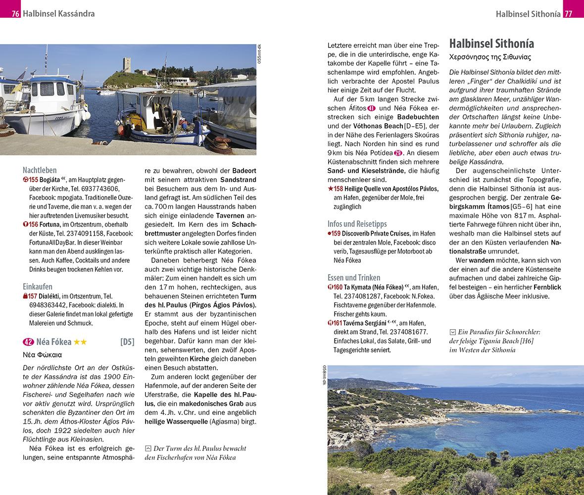 Beispielinhalt (Bild) Reise Know-How MeinTrip Chalkidiki mit Thessaloníki