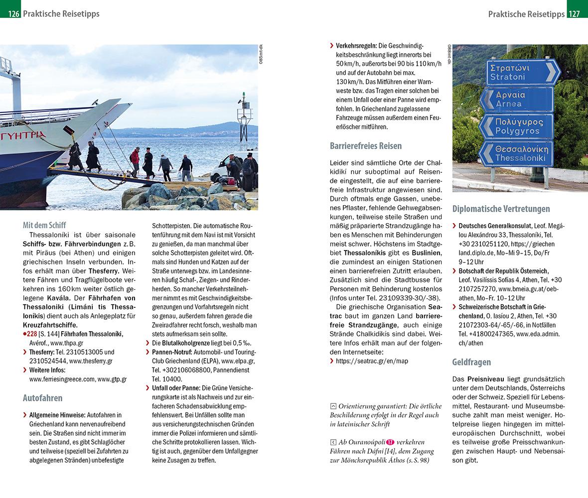 Beispielinhalt (Bild) Reise Know-How MeinTrip Chalkidiki mit Thessaloníki