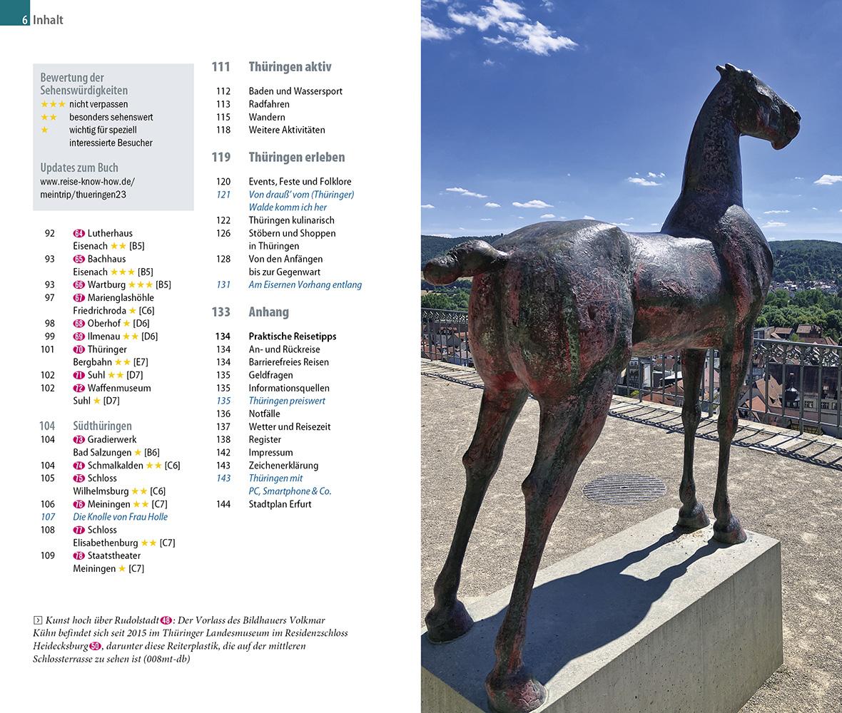 Beispielinhalt (Bild) Reise Know-How MeinTrip Thüringen