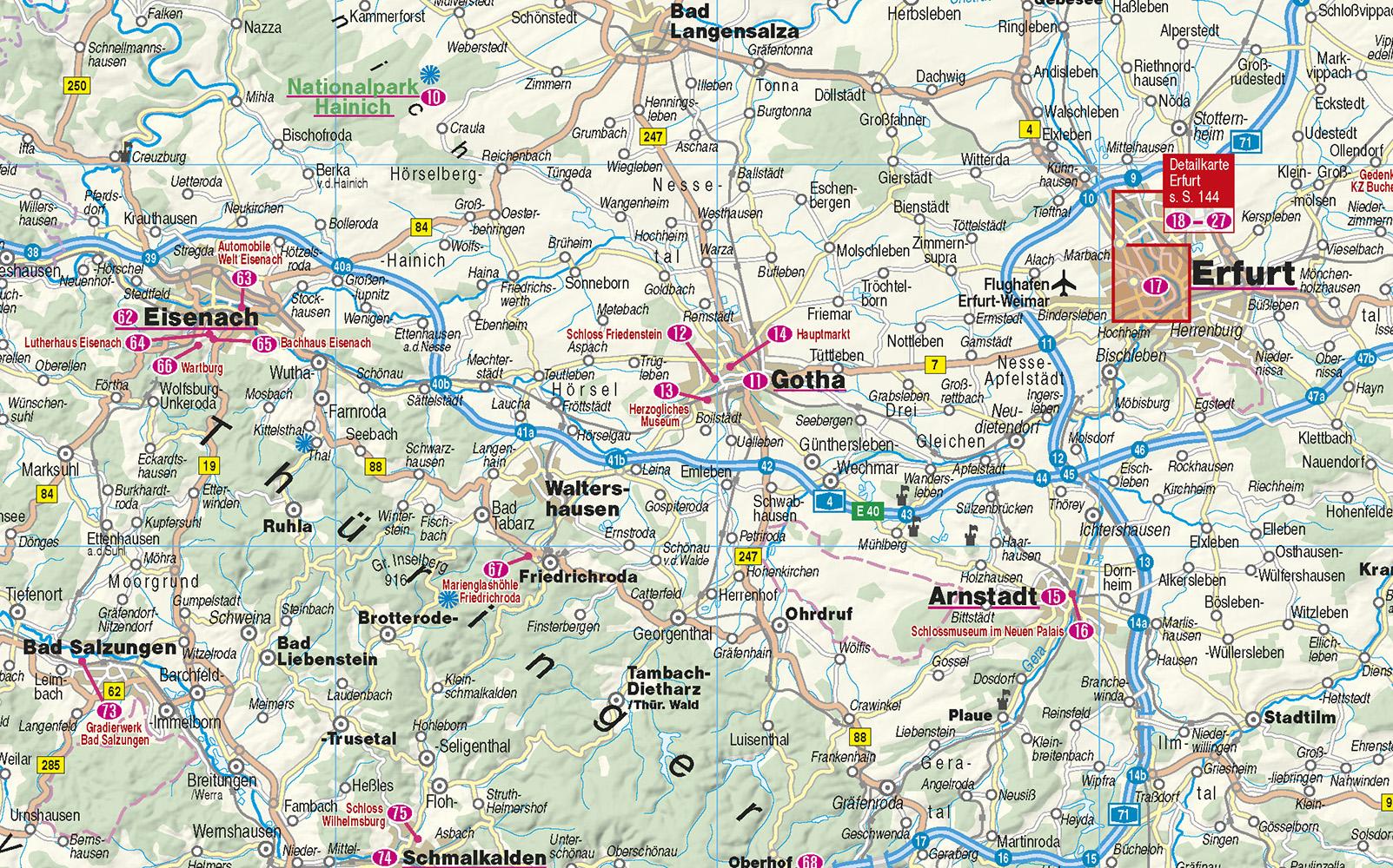 Beispielinhalt (Bild) Reise Know-How MeinTrip Thüringen