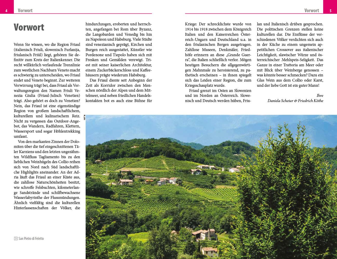 Beispielinhalt (Bild) Reise Know-How Reiseführer Friaul