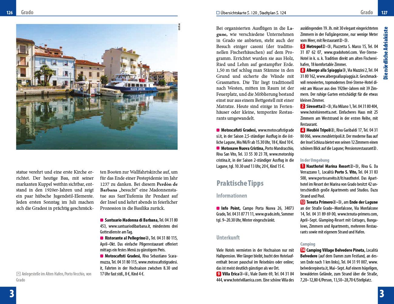 Beispielinhalt (Bild) Reise Know-How Reiseführer Friaul