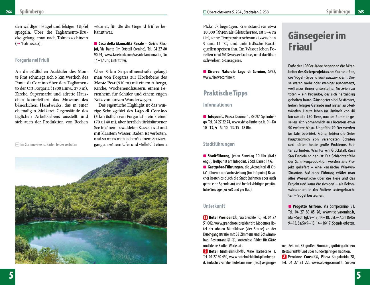 Beispielinhalt (Bild) Reise Know-How Reiseführer Friaul