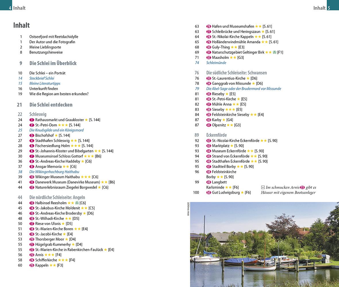Beispielinhalt (Bild) Reise Know-How MeinTrip Schlei mit Schleswig und Eckernförde