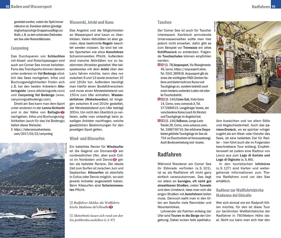 Beispielinhalt (Bild) Reise Know-How MeinTrip Comer See