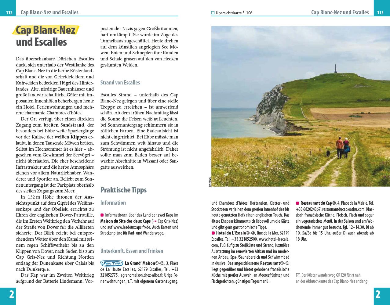 Beispielinhalt (Bild) Reise Know-How Reiseführer Nordfrankreich  - Picardie, Côte d'Opale, Calais