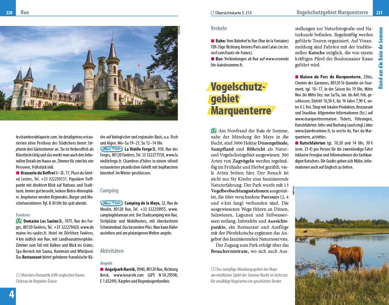 Beispielinhalt (Bild) Reise Know-How Reiseführer Nordfrankreich  - Picardie, Côte d'Opale, Calais