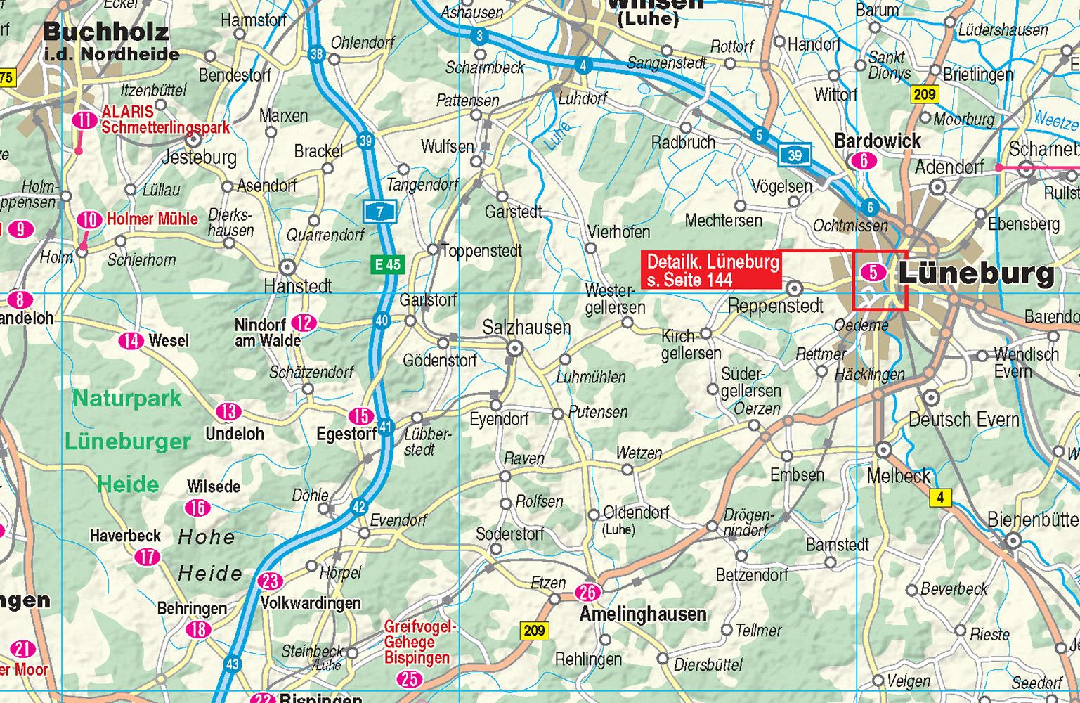 Beispielinhalt (Bild) Reise Know-How MeinTrip Lüneburger Heide