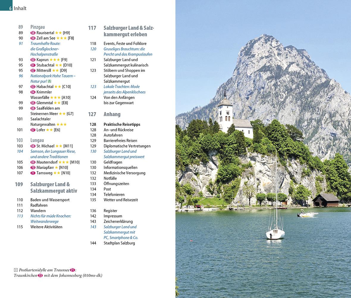 Beispielinhalt (Bild) Reise Know-How MeinTrip Salzburger Land und Salzkammergut